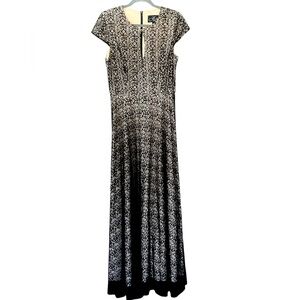Alex Evenings Black Maxi Dress